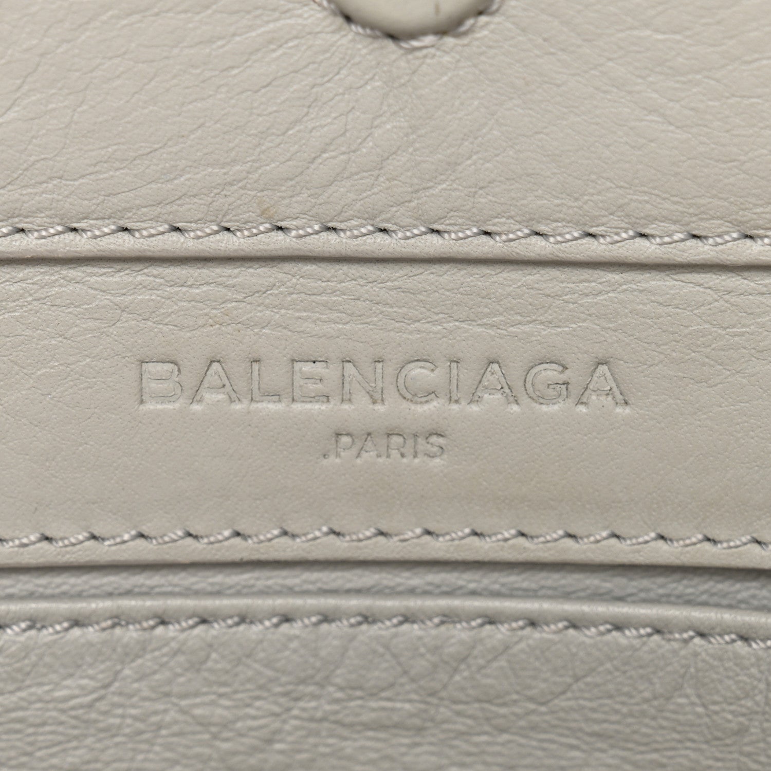 Calfskin Papier Mini A4 Zip Around Tote Grey Black