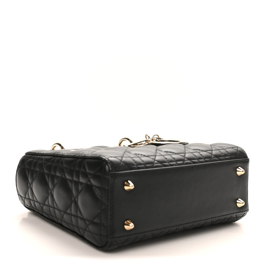 Lambskin Cannage Small My ABCDior Lady Dior Black