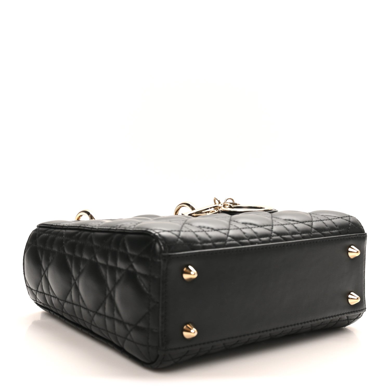 Lambskin Cannage Small My ABCDior Lady Dior Black