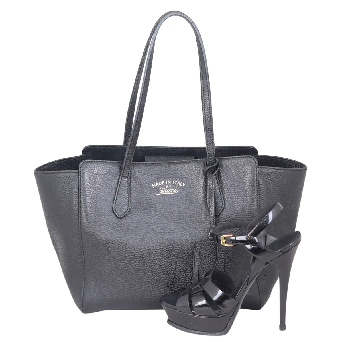 Gucci Swing Leather Tote Small