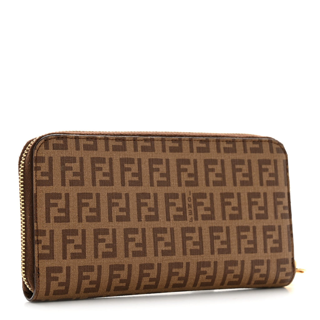 Zucchino Spalmati Forever Zip Around Wallet Nocciola