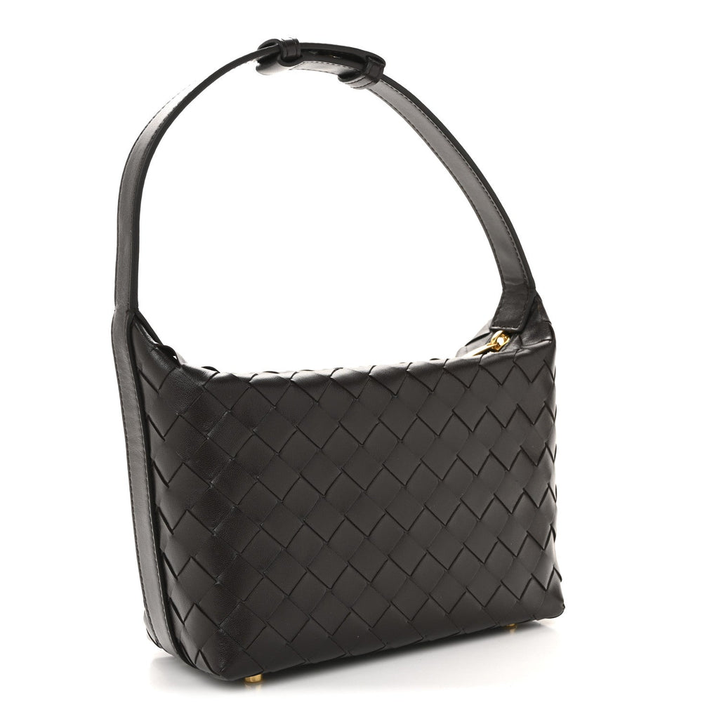 Calfskin Intrecciato Mini Wallace Fondant