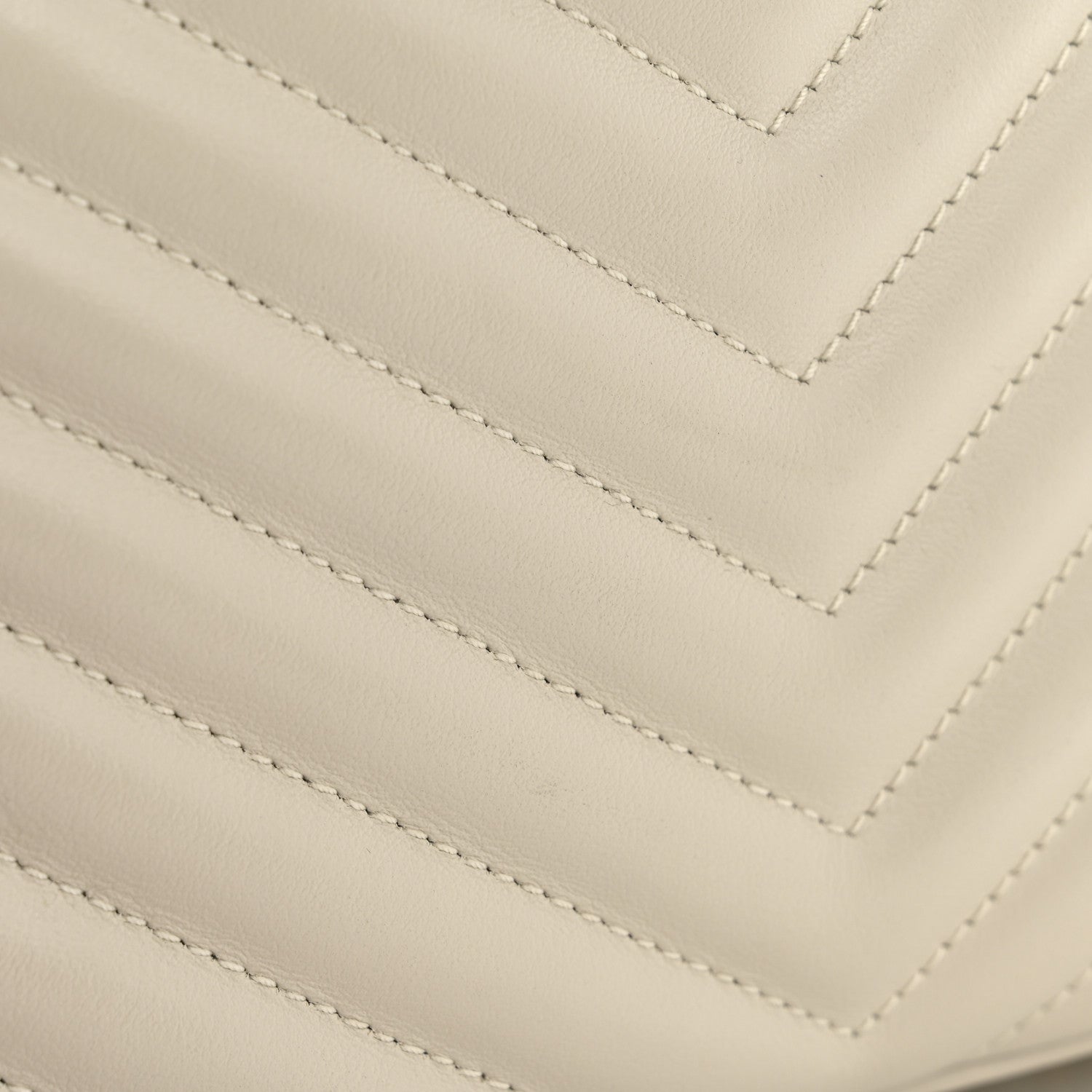 Calfskin Matelasse Monogram Lou Camera Bag Crema Soft