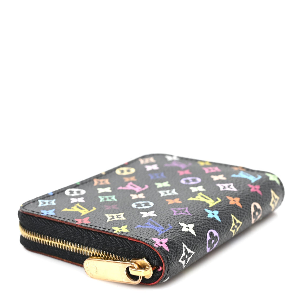 Monogram Multicolor Zippy Coin Purse Black Grenade
