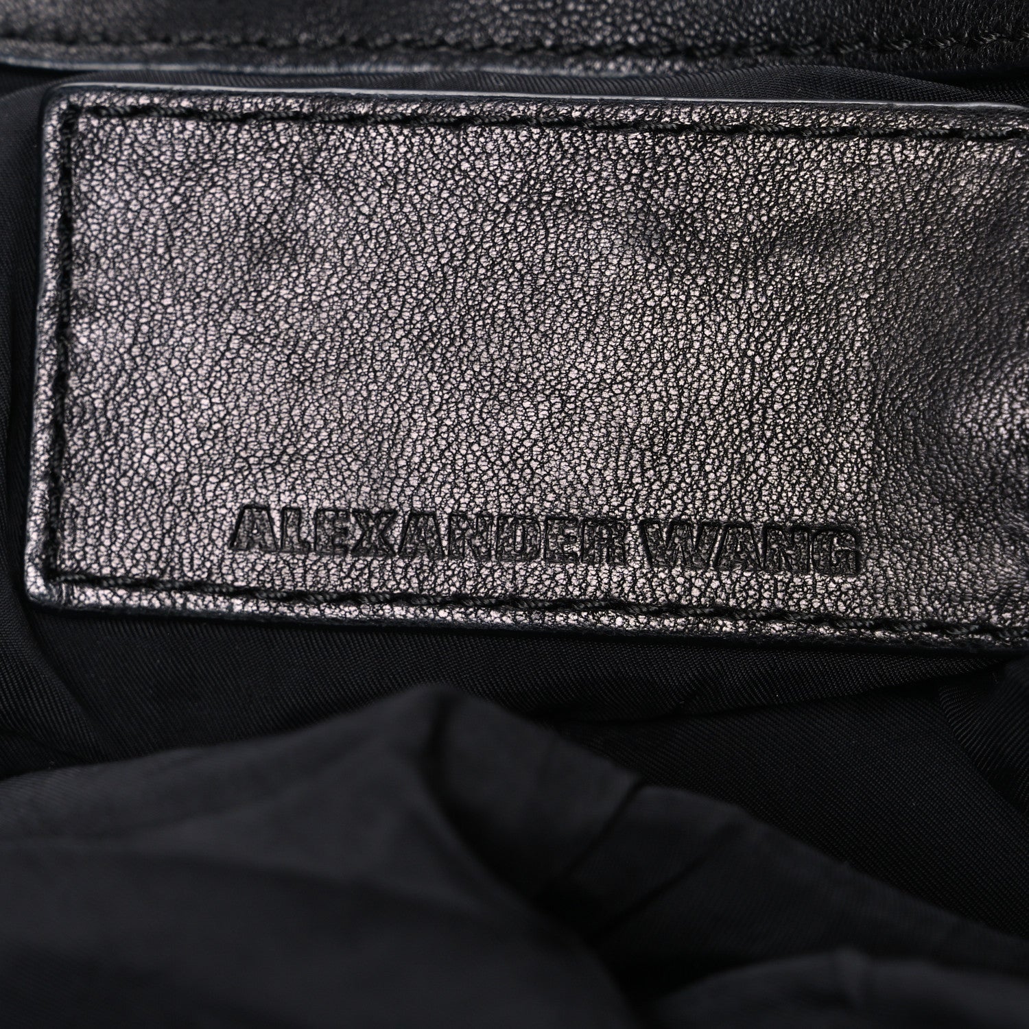 Lambskin Marti Backpack Bag Washed Black Rose Gold Hardware