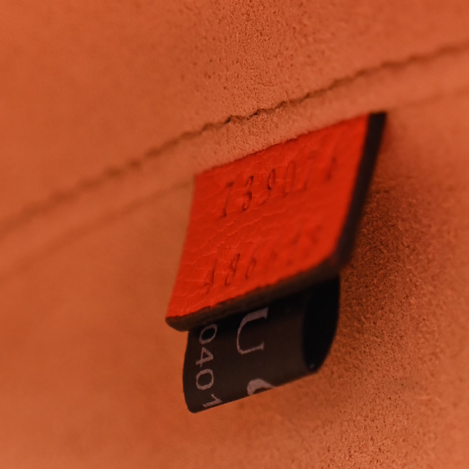 Goatskin Mini Aphrodite Shoulder Bag Orange