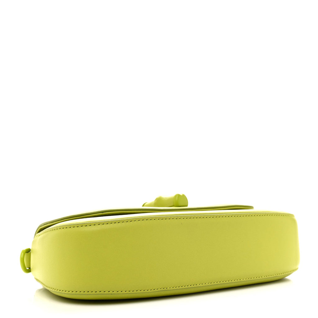 Calfskin Medium Bamboo Green