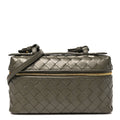 Calfskin Intrecciato Bang Bang Vanity Case Cypress