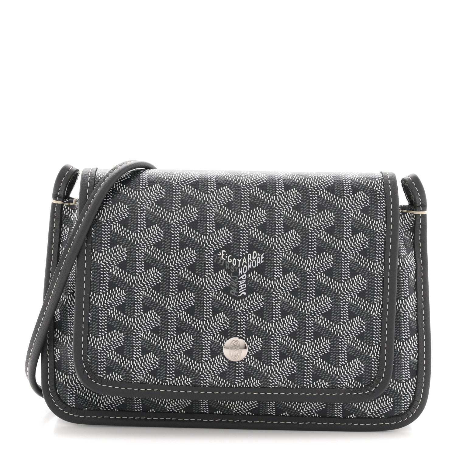 Goyardine Plumet Wallet Clutch Grey