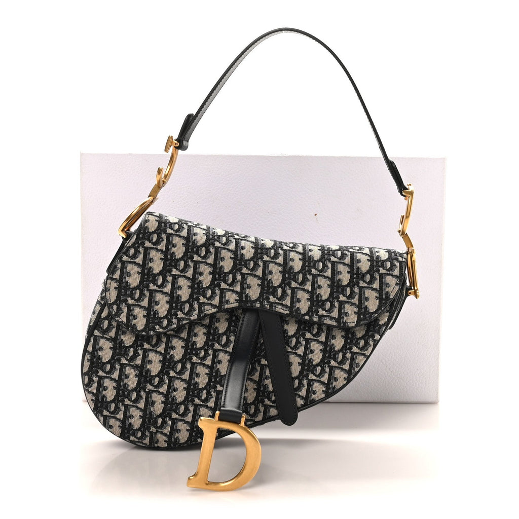 Oblique Saddle Bag Blue