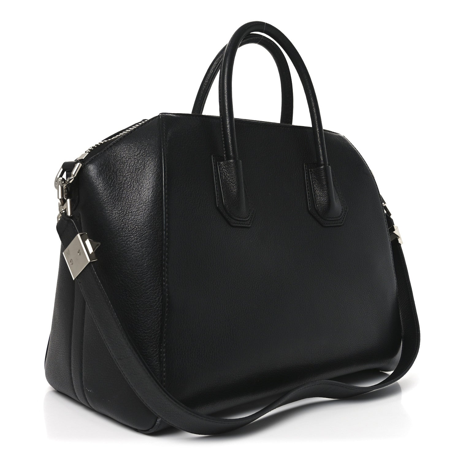 Sugar Goatskin Medium Antigona Black
