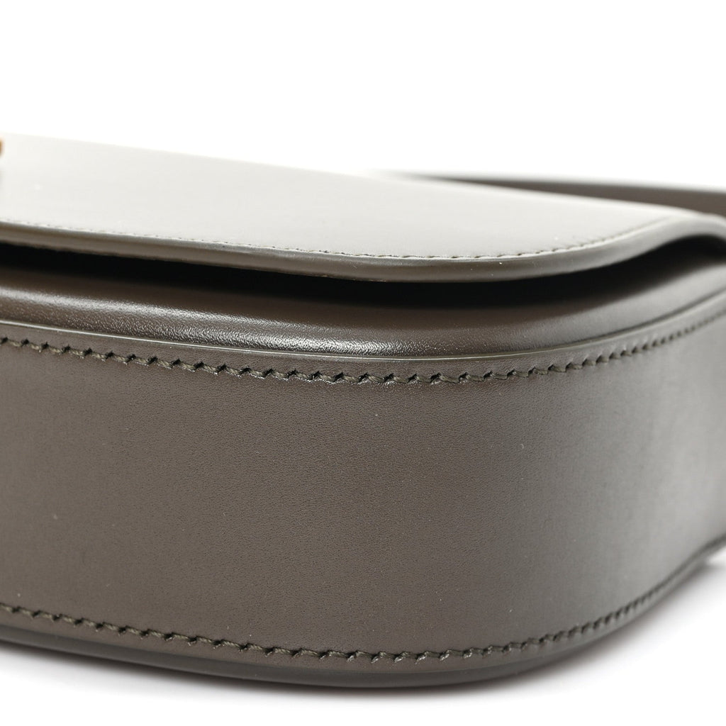 Box Calfskin Mini Voltaire Shoulder Bag Deep Musk