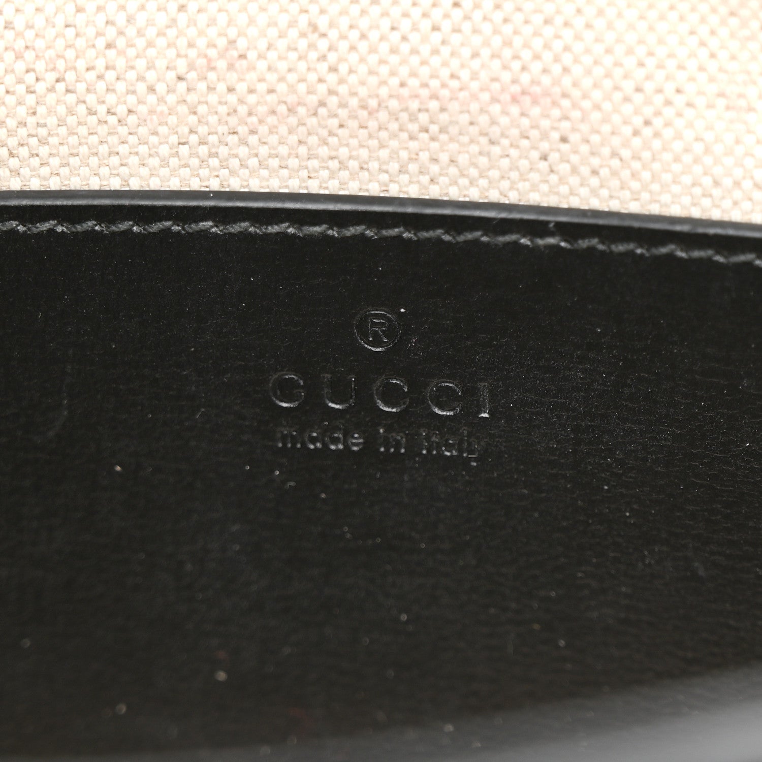 Azalea Calfskin Web Mini Horsebit 1955 Shoulder Bag Black