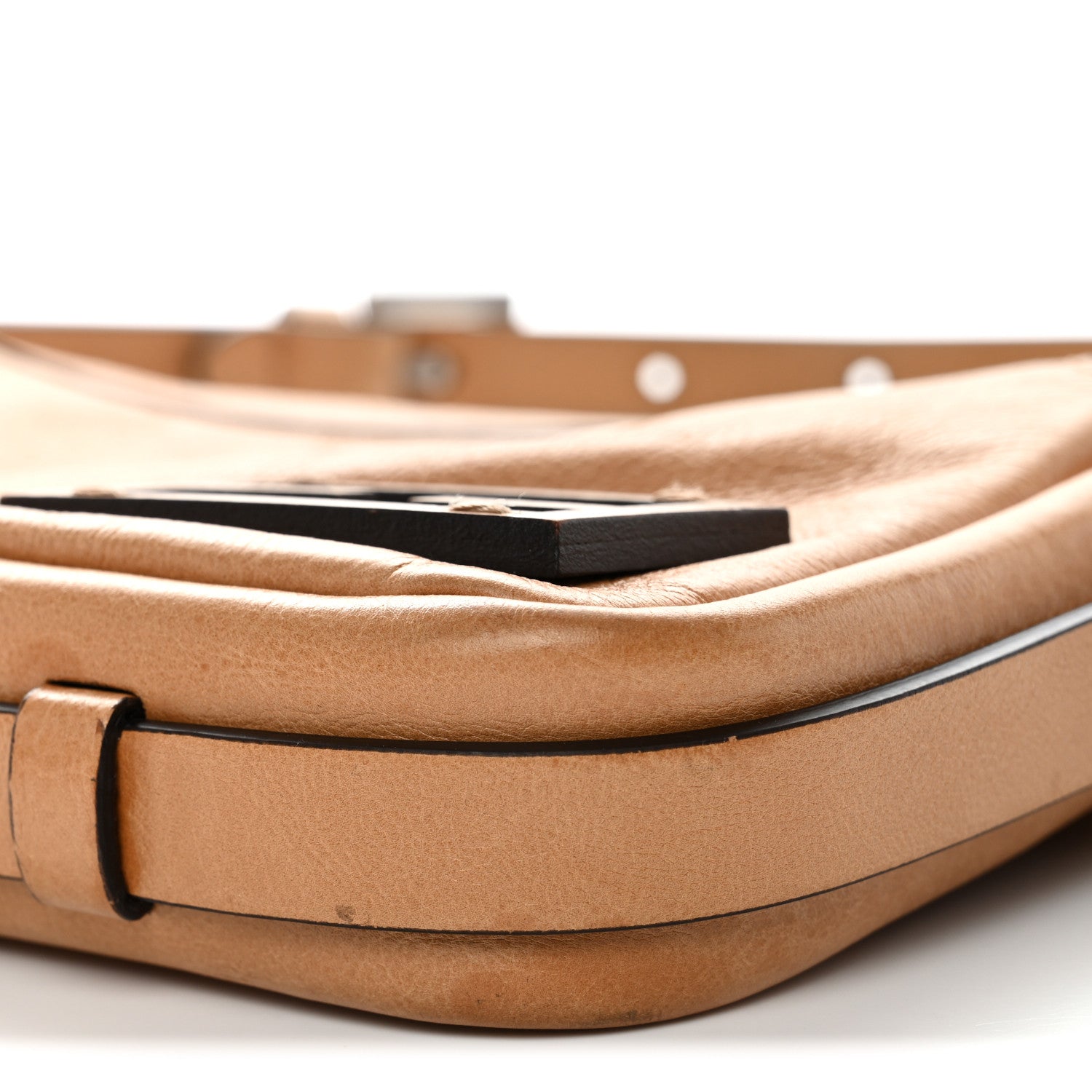 Vitello Mini Simply Fendi Shoulder Bag Miele Scuro