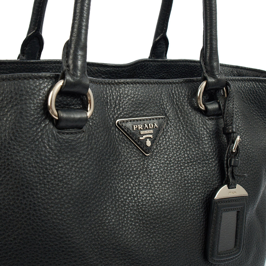 Prada Tote Tote in Black, Calfskin