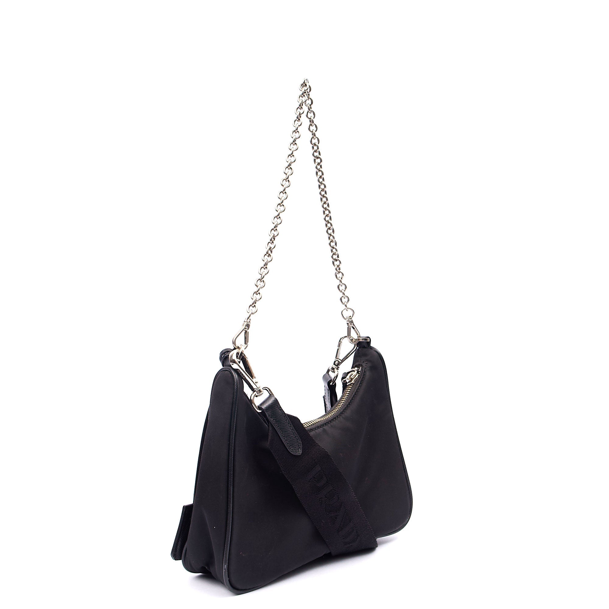 Prada Cross Body Re-Edition 2005 Re-Nylon Bag in Black, Nylon