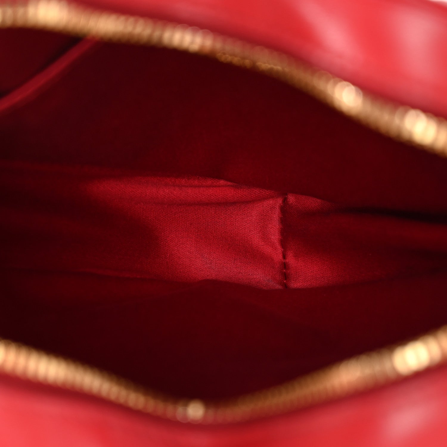 Nappa Matelasse Heart Shoulder Bag Fuoco