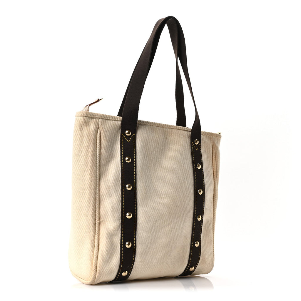 Toile Antigua Cabas MM Tote White
