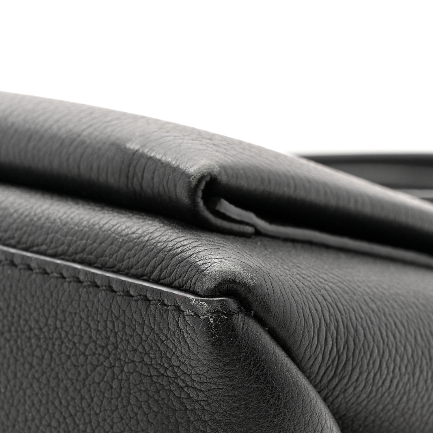 Soft Calfskin My Lockme Top Handle Black
