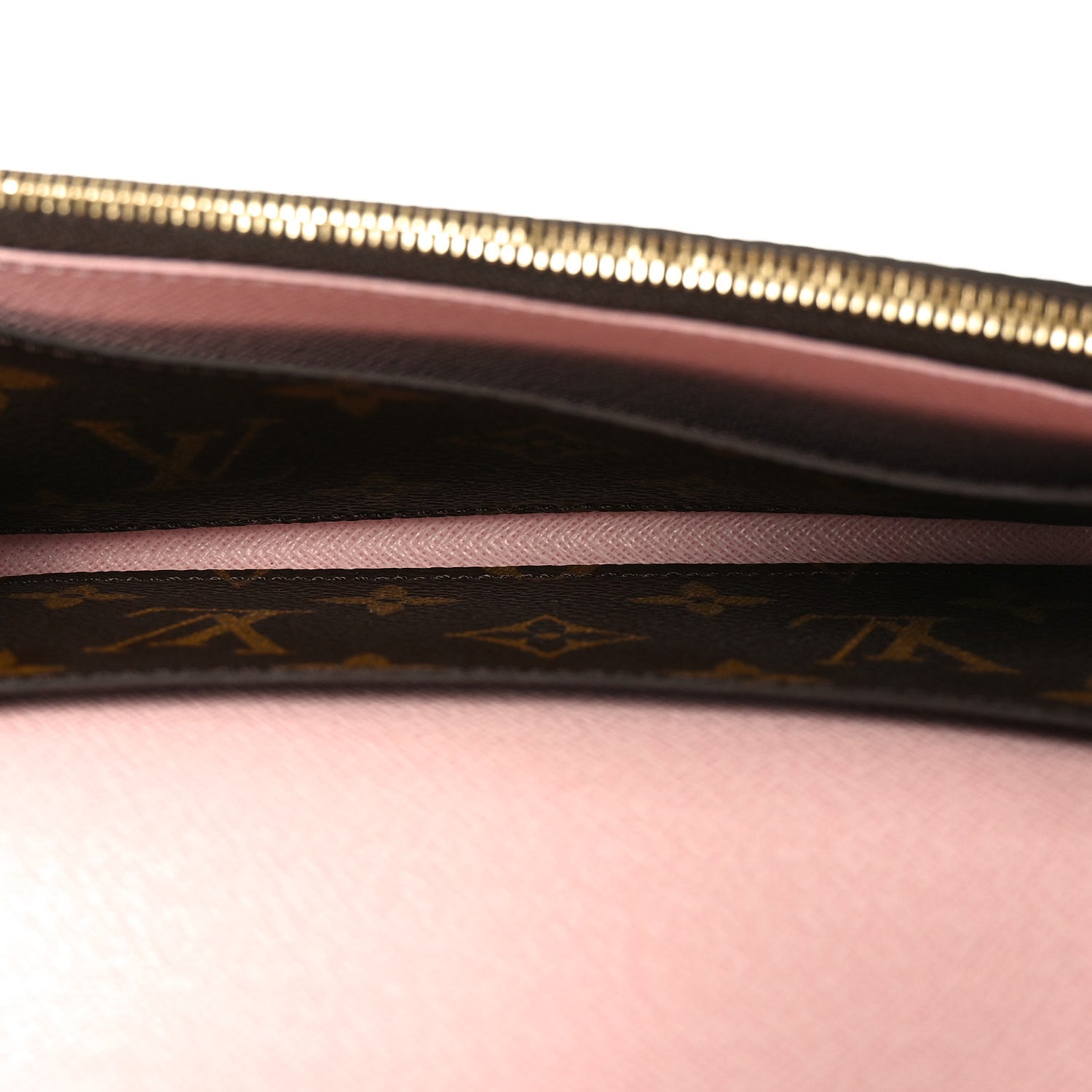 Monogram Emilie Wallet Rose Ballerine