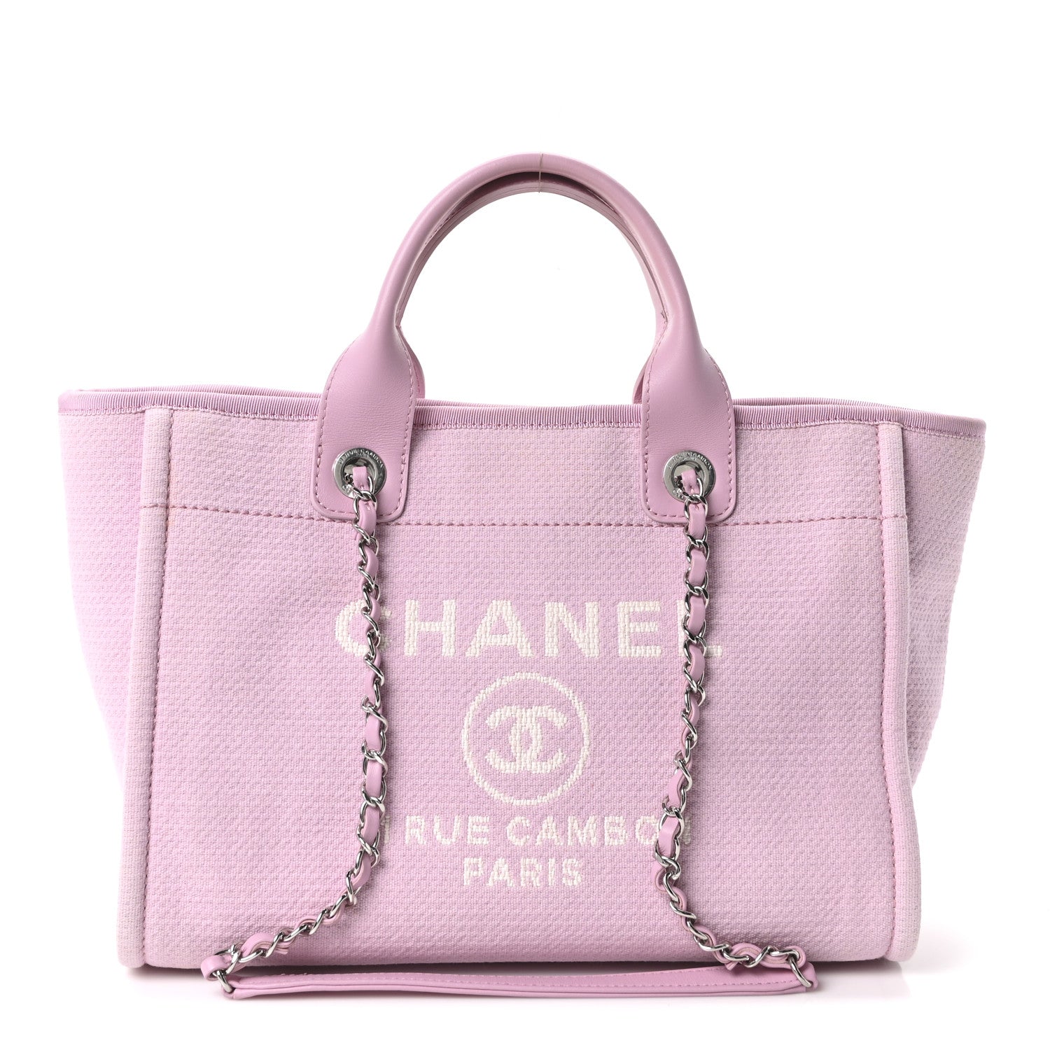 Mixed Fibers Small Deauville Tote Pink