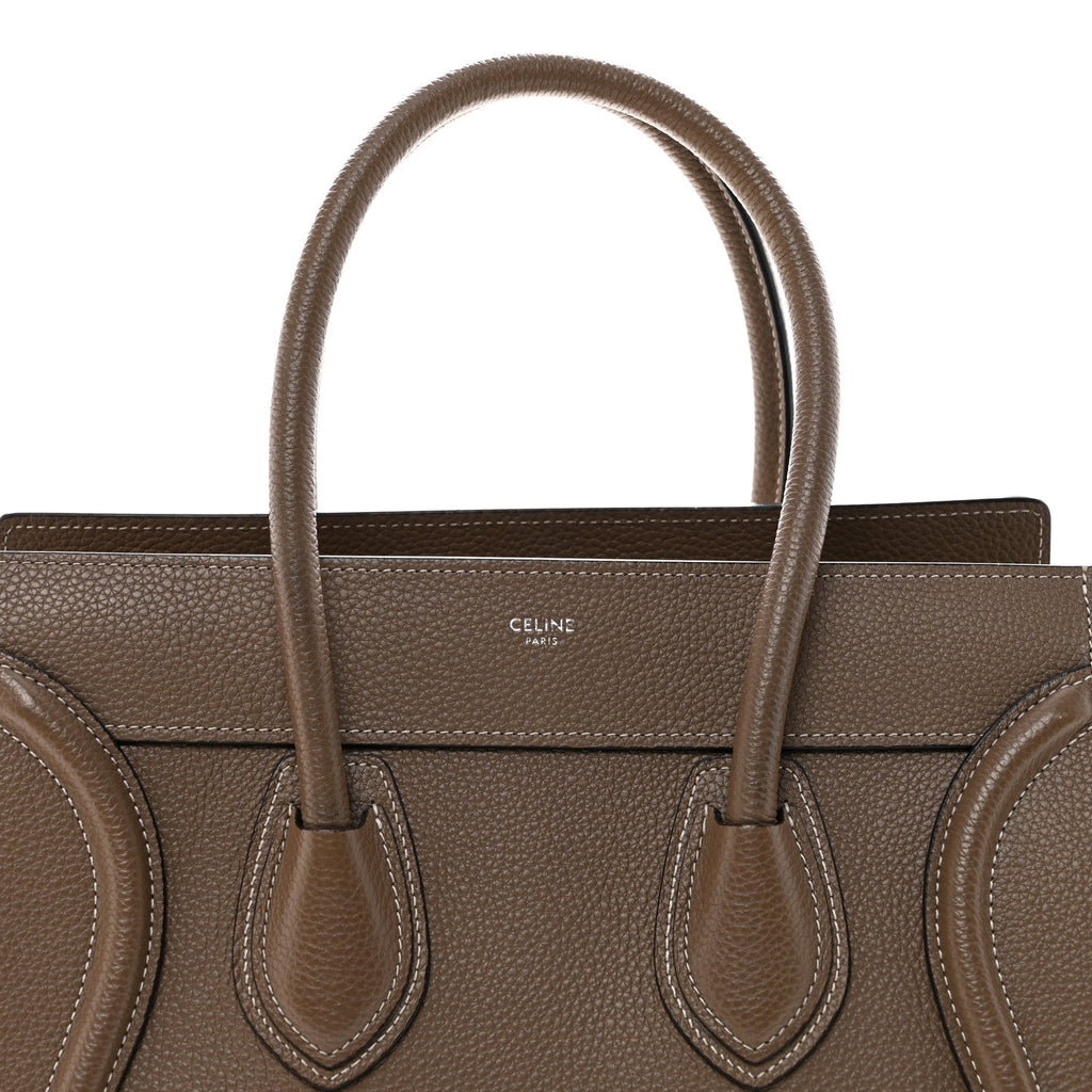 Drummed Calfskin Micro Luggage Souris