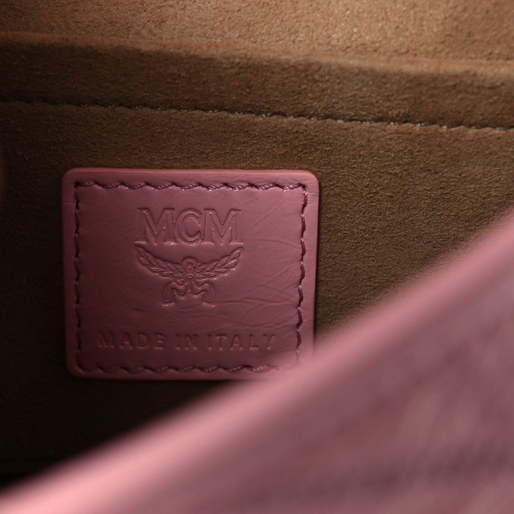 Crash Calf Quilted Mini Travia Shoulder Bag Pink