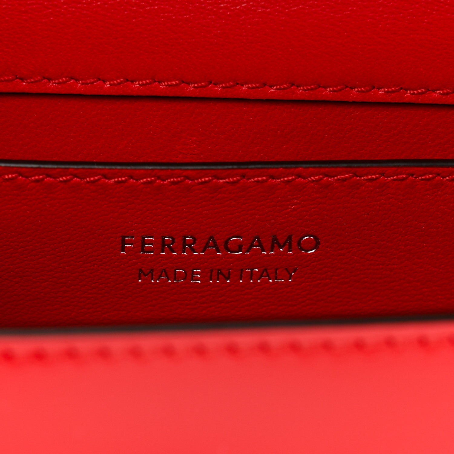 Brushed Calfskin Small Geometric Prisma Shoulder Bag Flame Red
