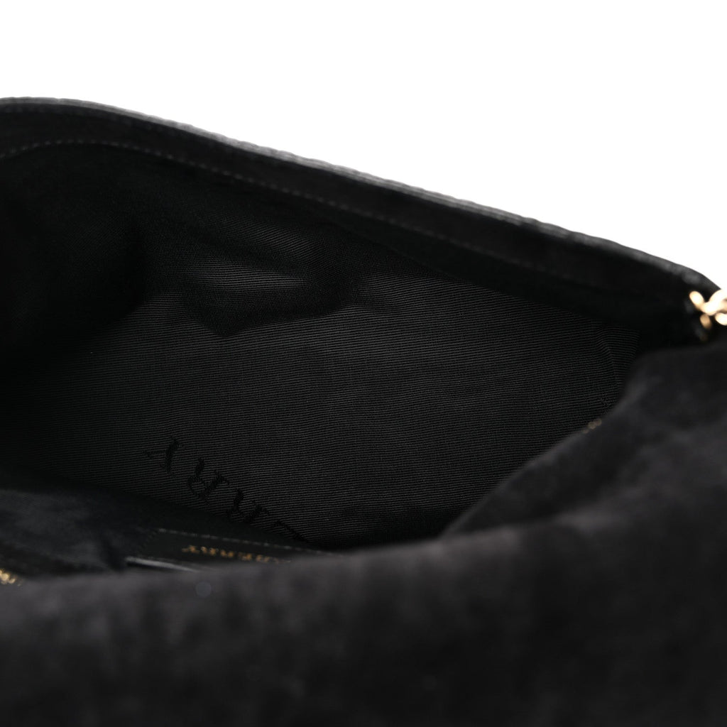 Signature Grain Medium Mildenhall Crossbody Bag Black
