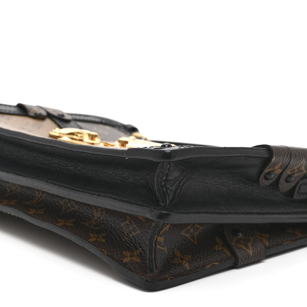 Reverse Monogram Trunk Clutch