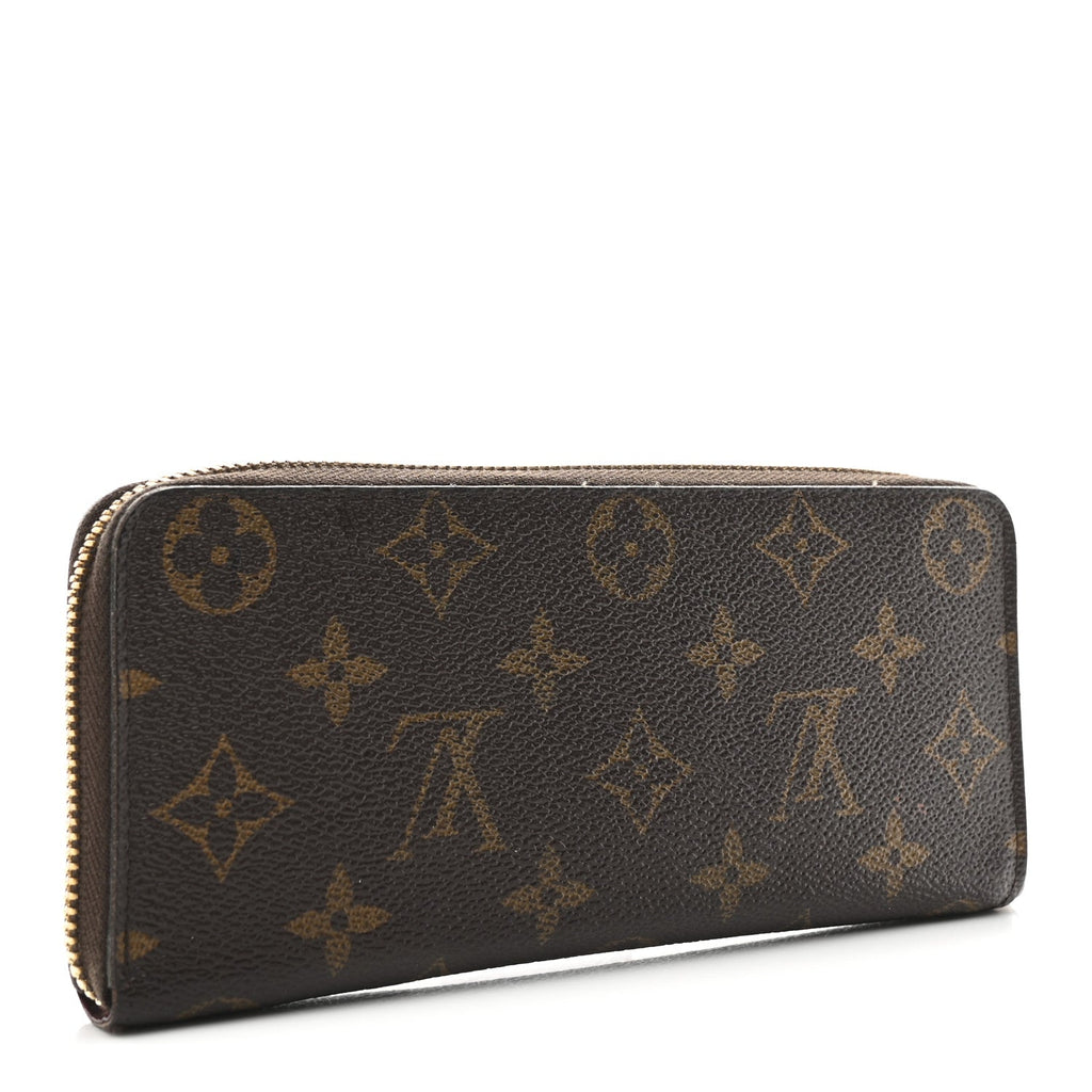 Monogram Clemence Wallet Fuchsia