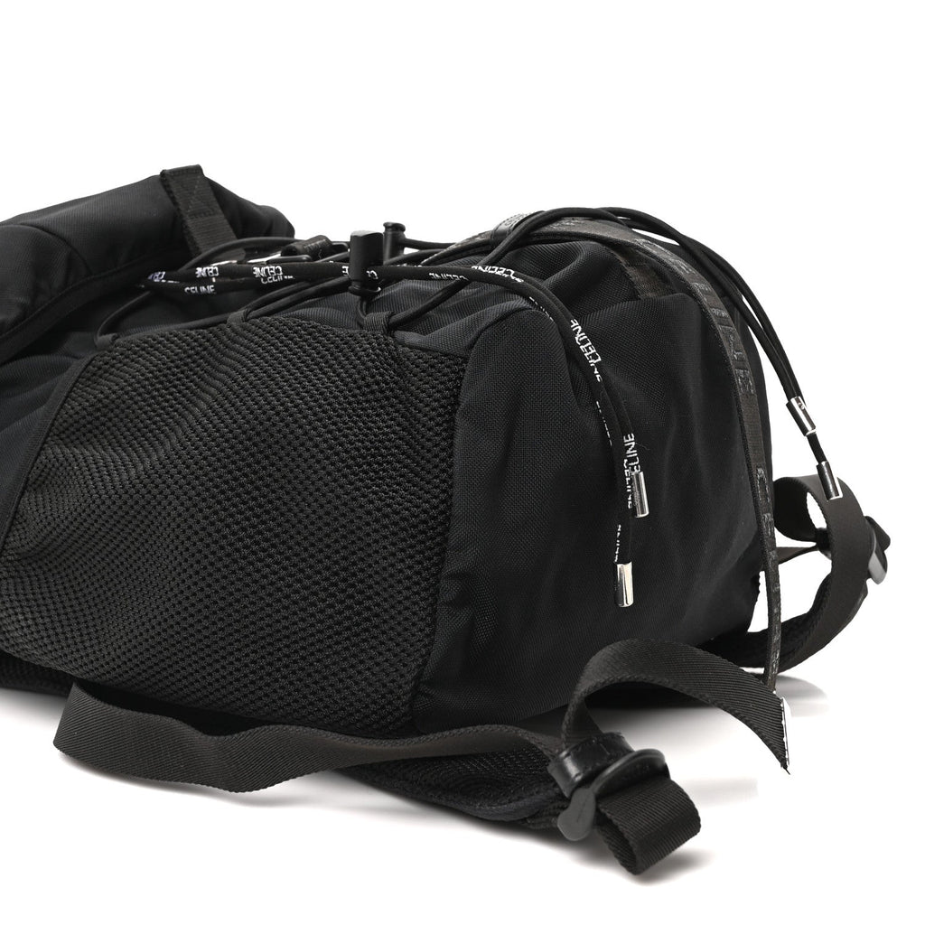 Gabardine Logo Web Trekking Medium Backpack Black