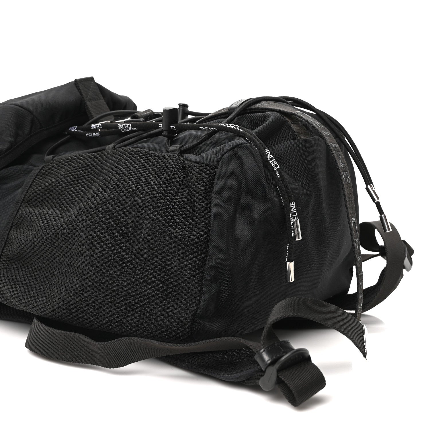 Gabardine Logo Web Trekking Medium Backpack Black