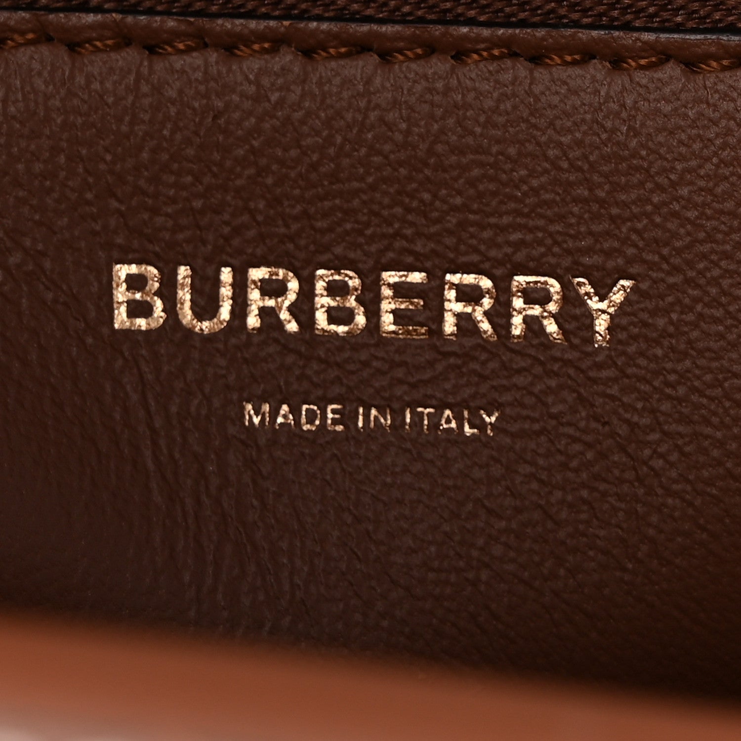 Smooth Calfskin Mini Pocket Bag Malt Brown