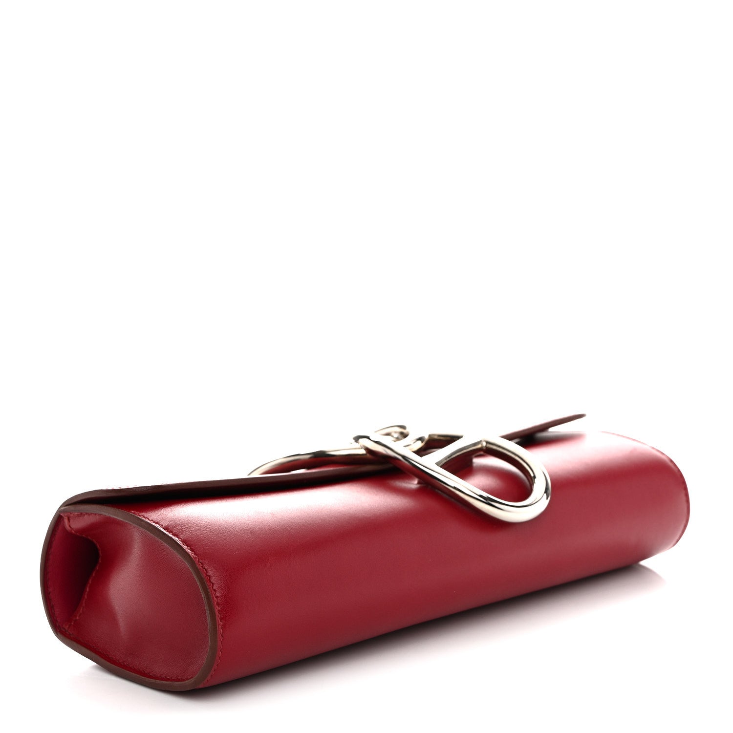 Tadelakt Egee Clutch Rouge Vif