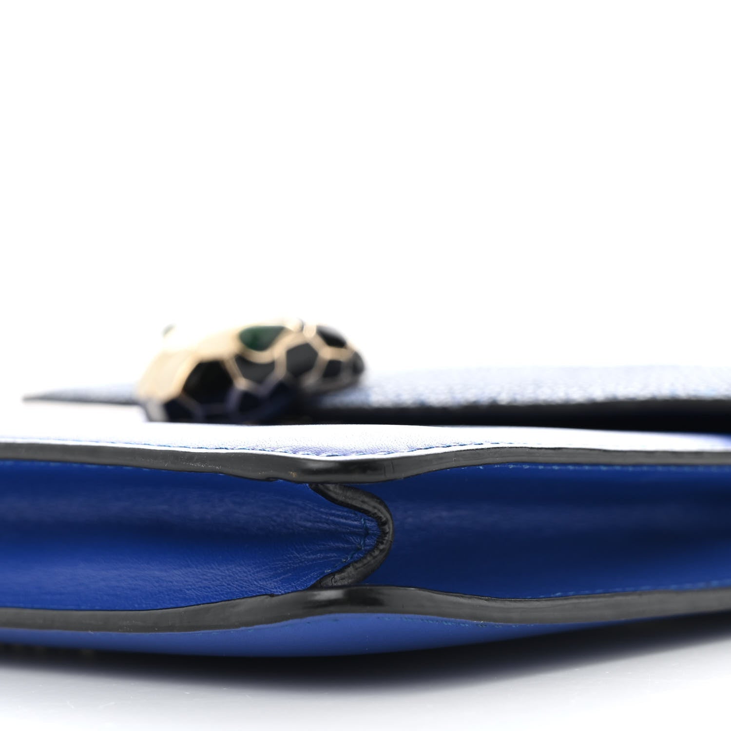 Galuchat Calfskin Serpenti Forever Crossbody Bag Blue