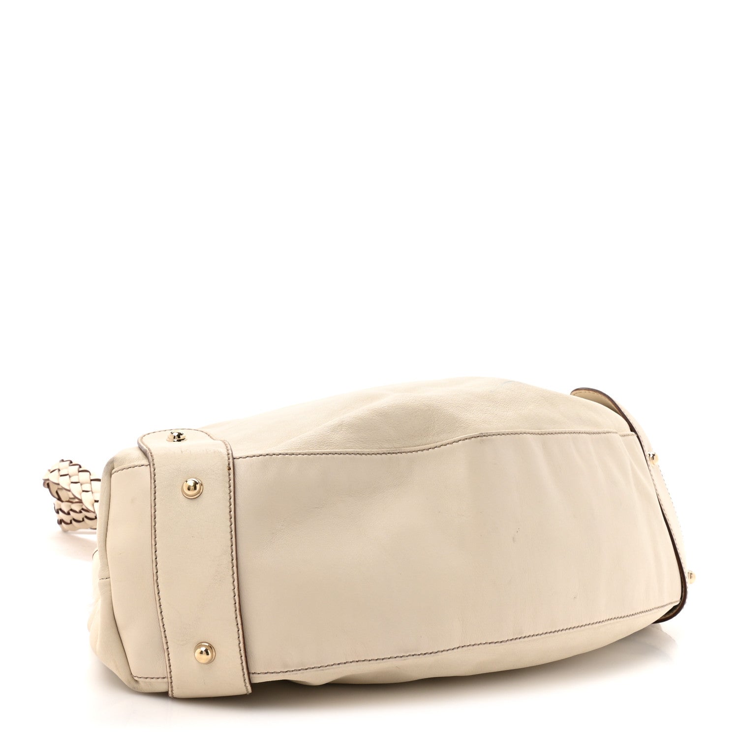 Calfskin Medium Pelham Shoulder Bag Off White