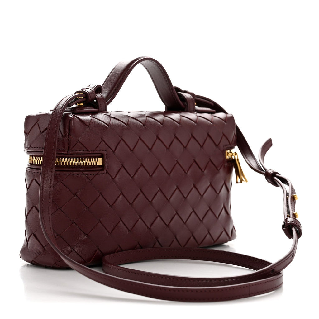 Nappa Intrecciato Bang Bang Vanity Case Barolo