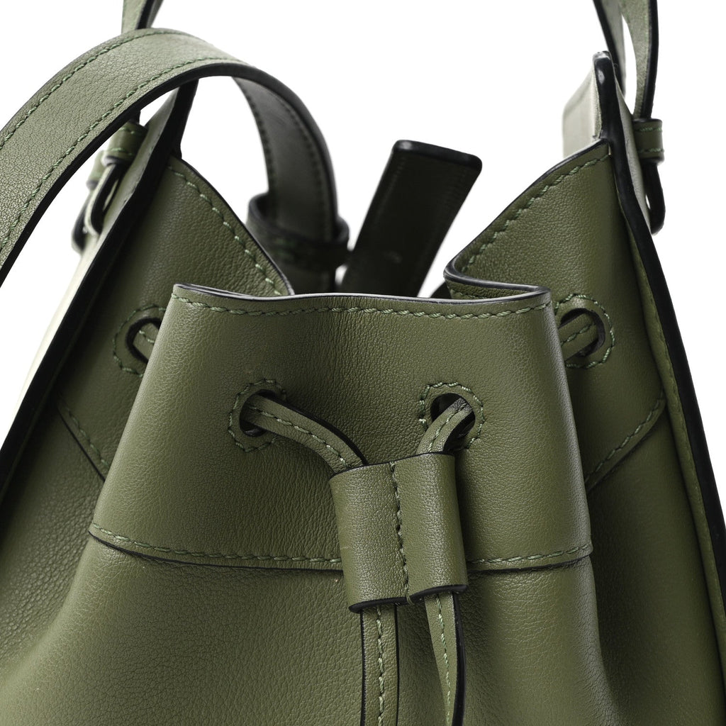 Calfskin Mini Hammock Shoulder Bag Avocado