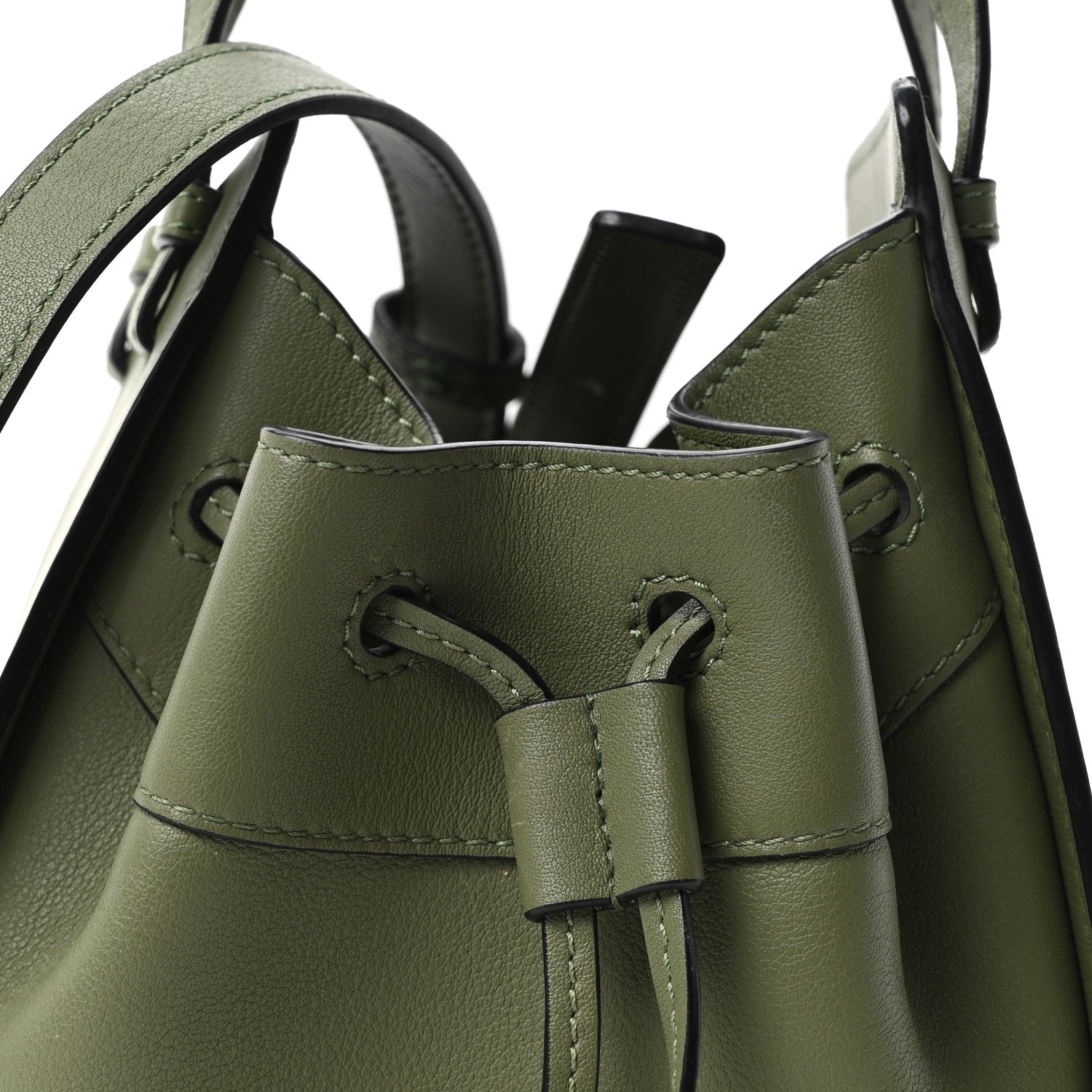Calfskin Mini Hammock Shoulder Bag Avocado