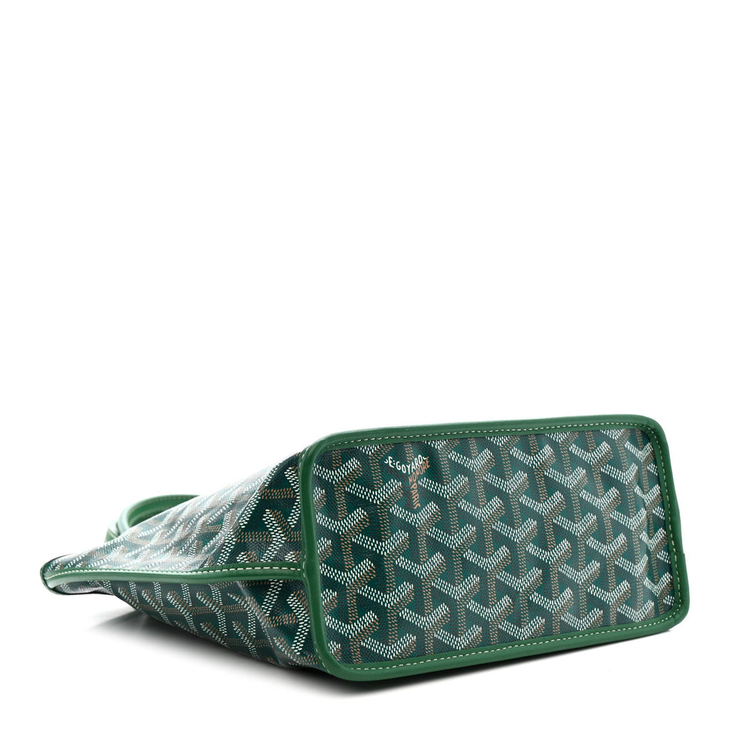 Goyardine Reversible Mini Anjou Green