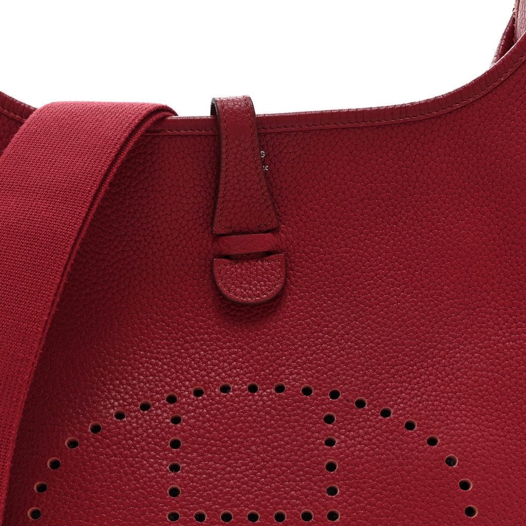 Taurillon Clemence EVELYNE III PM Rouge Grenat