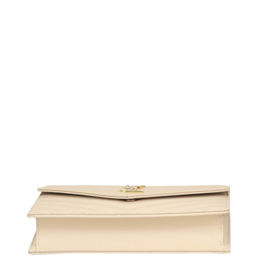 Saint Laurent Monogram Envelope Chain Wallet