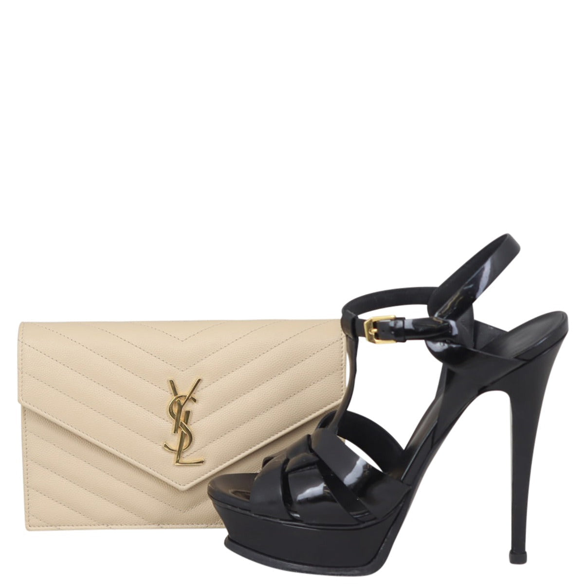 Saint Laurent Monogram Envelope Chain Wallet