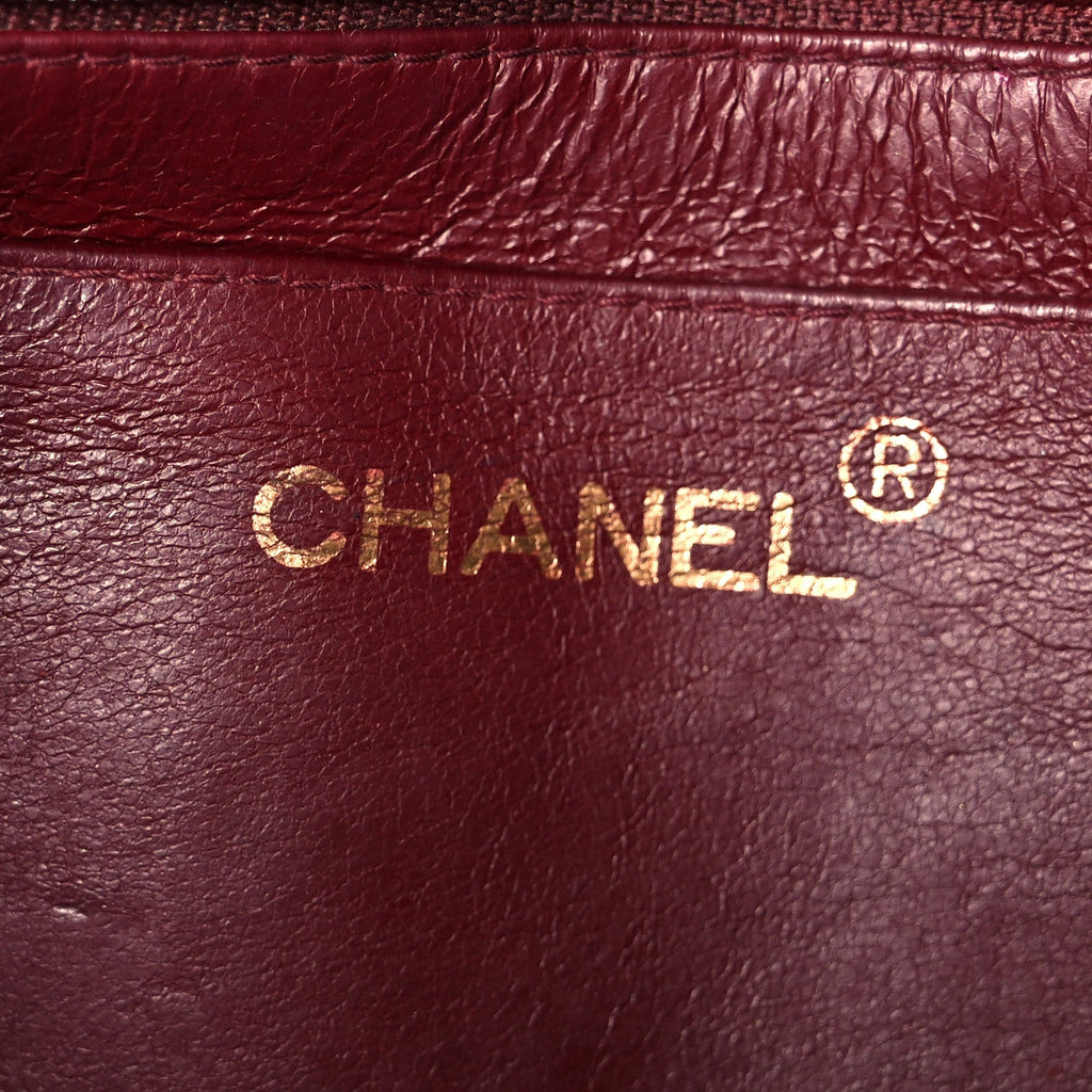Lambskin Quilted Medium Single Flap Black