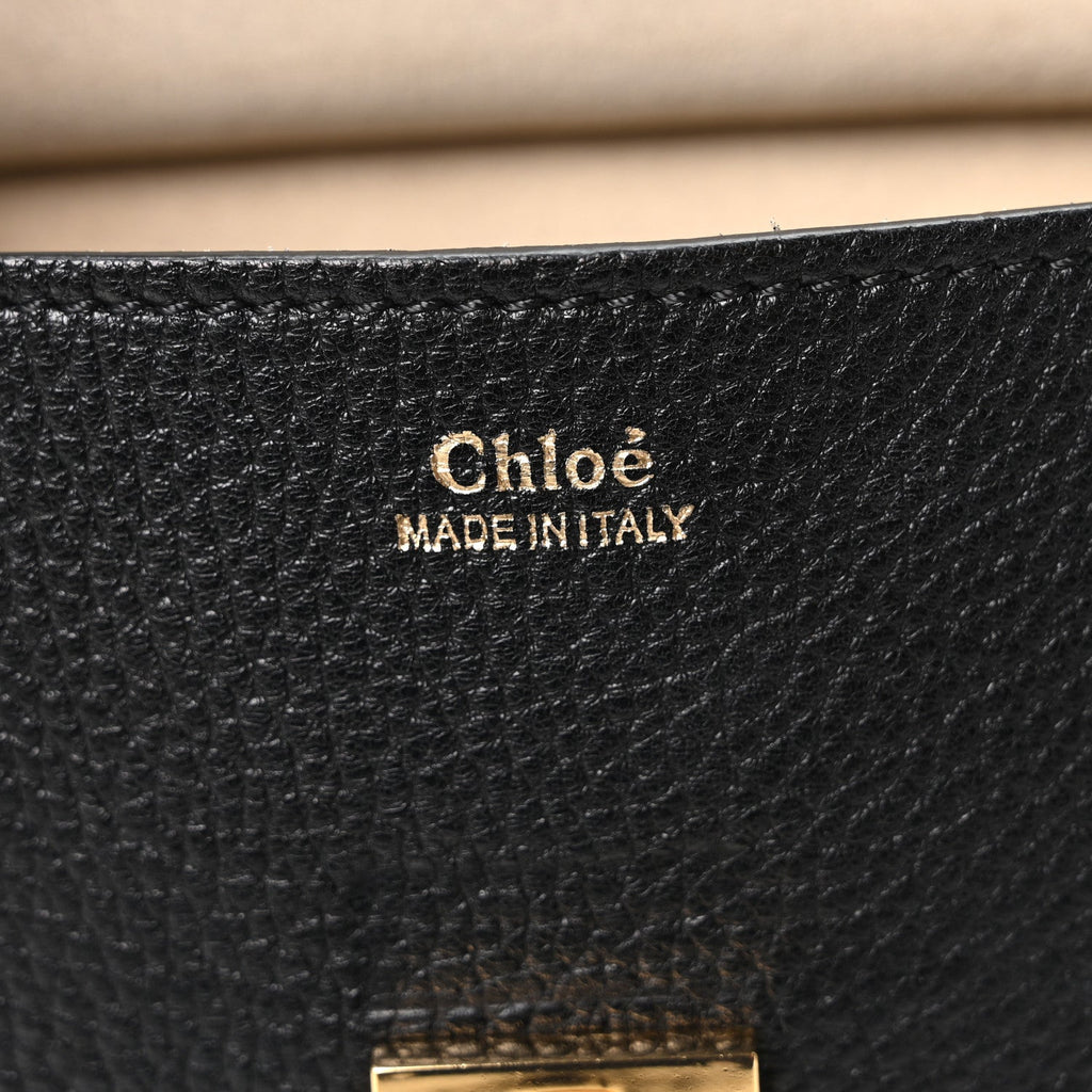 Grained Lambskin Mini Drew Shoulder Bag Black