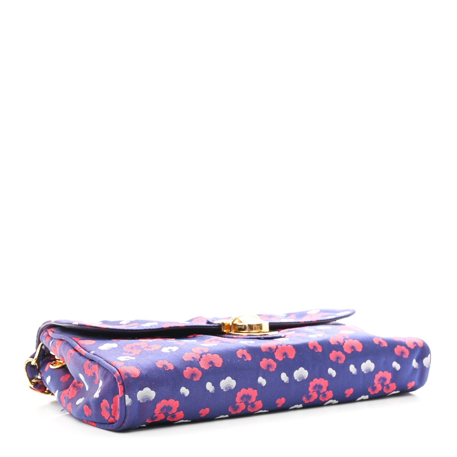 Tessuto Nylon Lurex Embroidered Flap Viola