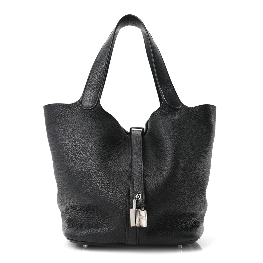 Taurillon Clemence Picotin Lock 22 MM Black