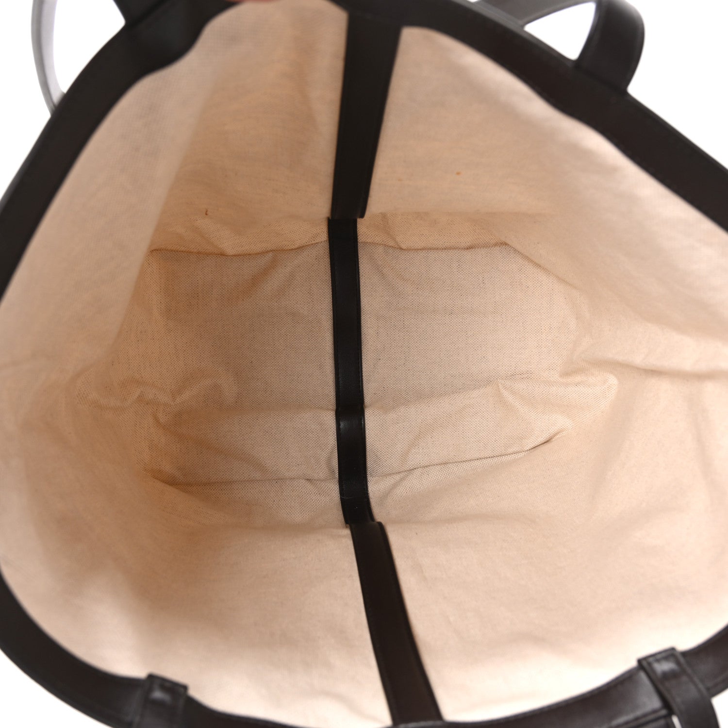 Canvas Mix Nappa Intrecciato Flip Flap Tote Natural Fondant