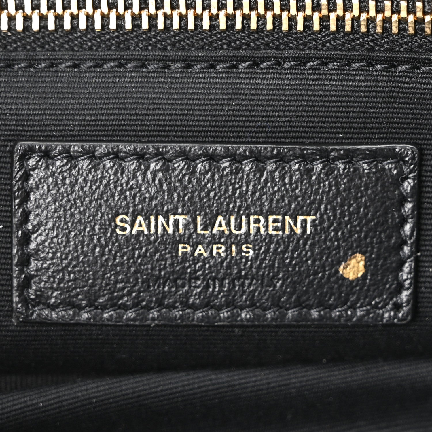 Plunged Lambskin Calypso Black